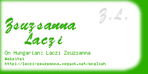 zsuzsanna laczi business card